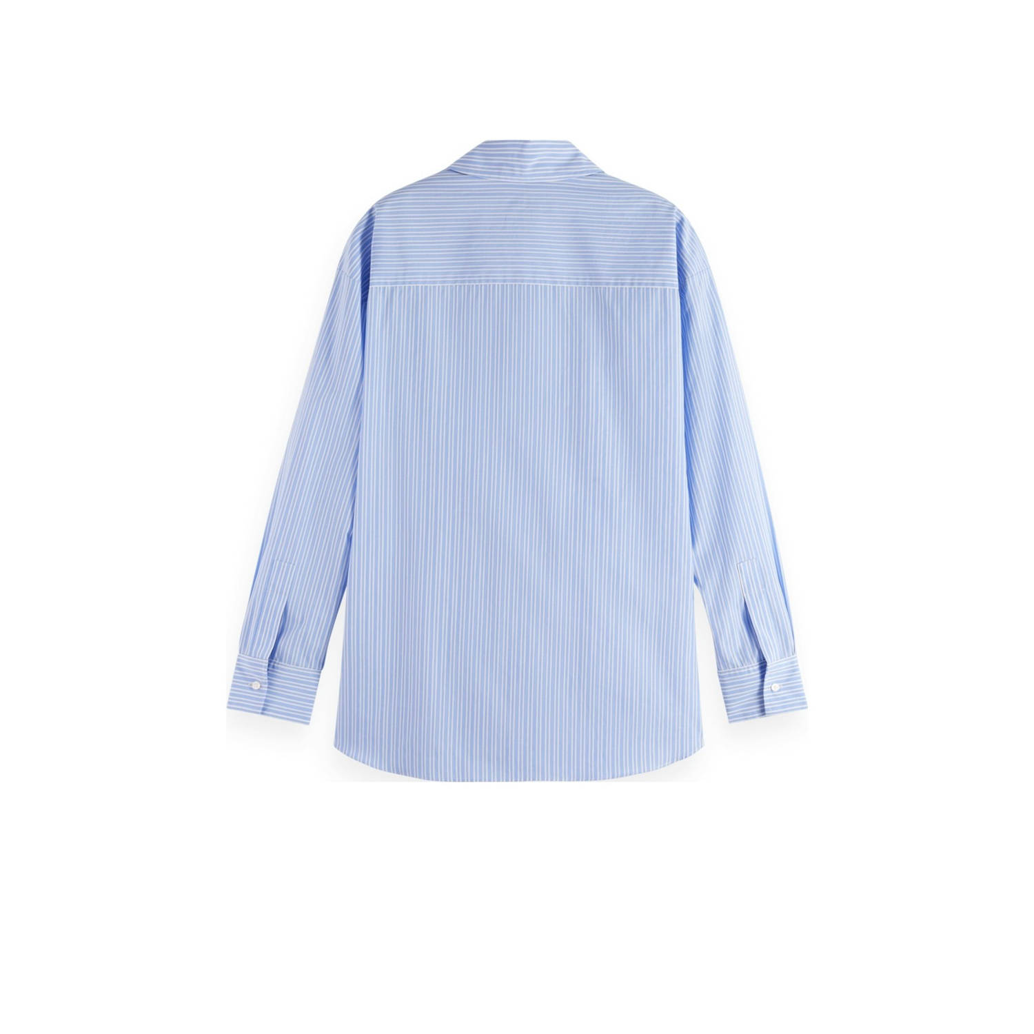 Scotch & Soda blouse lichtblauw