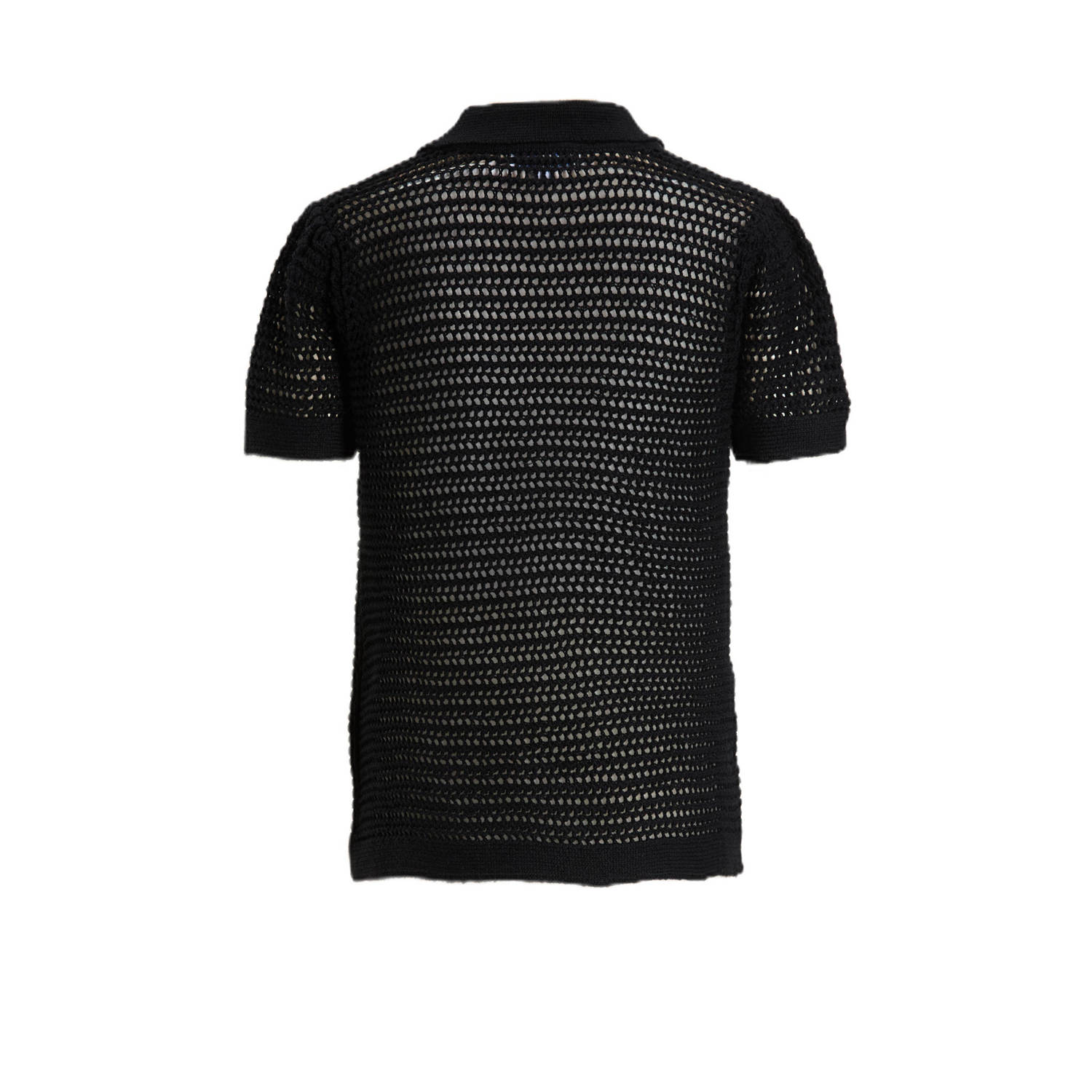 anytime crochet polo zwart