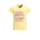 Me & My Monkey Me & My Monkey T-shirt met printopdruk geel
