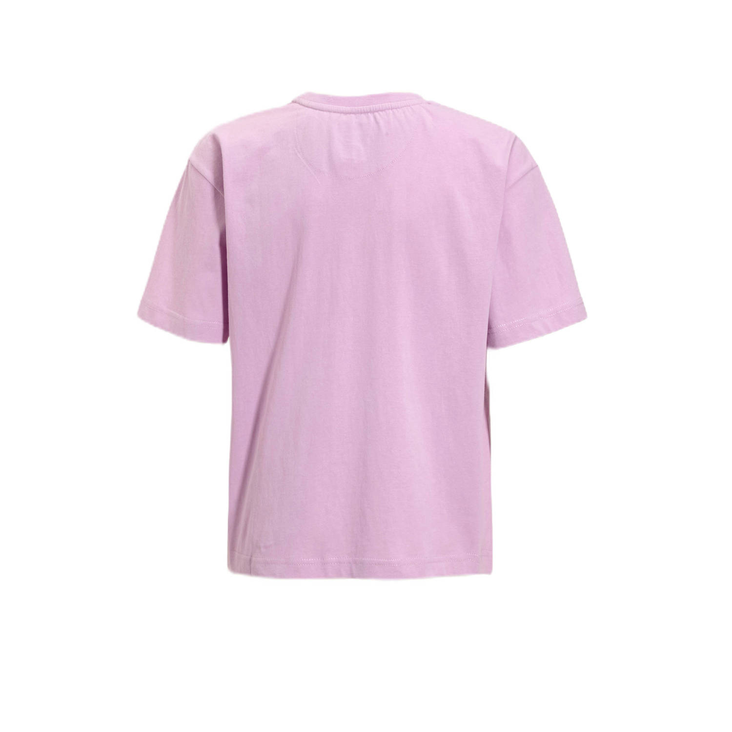 Me & My Monkey oversized T-shirt met printopdruk paars
