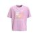 Me & My Monkey oversized T-shirt met printopdruk paars