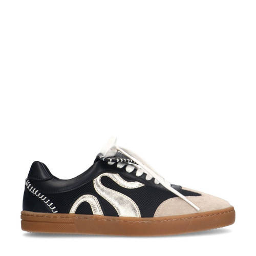 Sacha suède sneakers zwart afbeelding