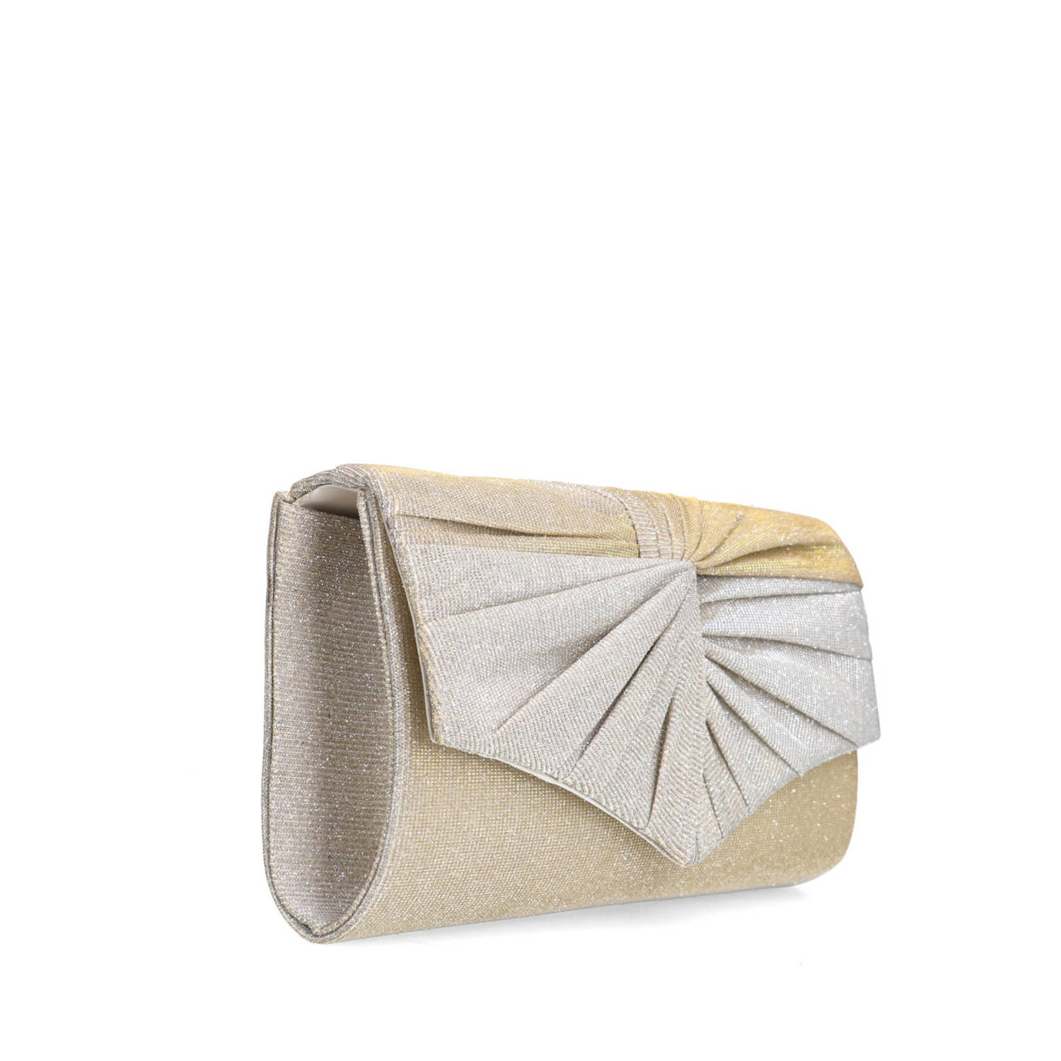Manfield clutch zilverkleurig