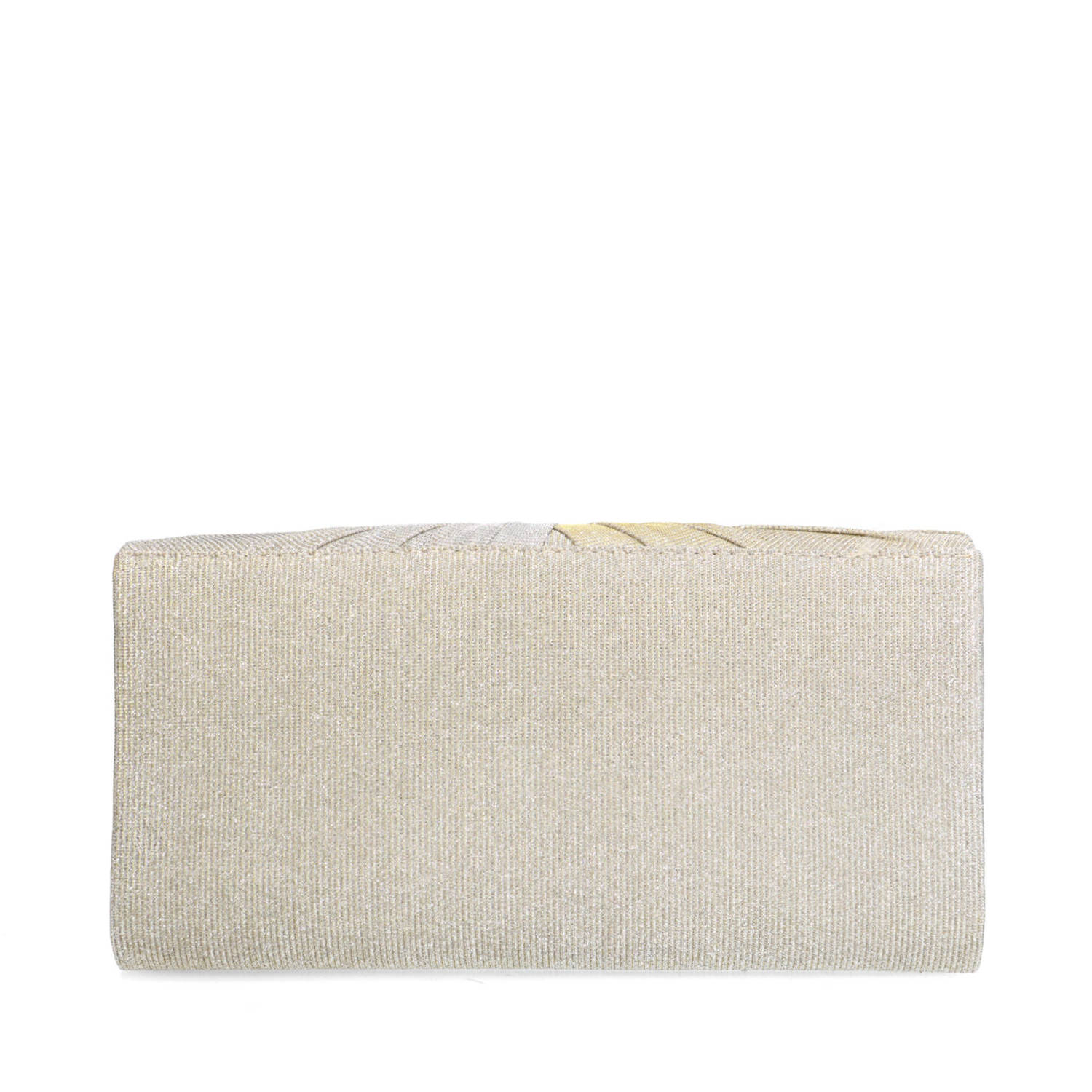 Manfield clutch zilverkleurig