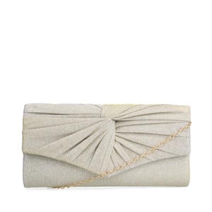 clutch zilverkleurig