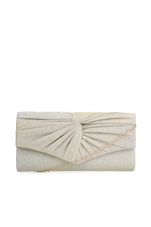 clutch zilverkleurig