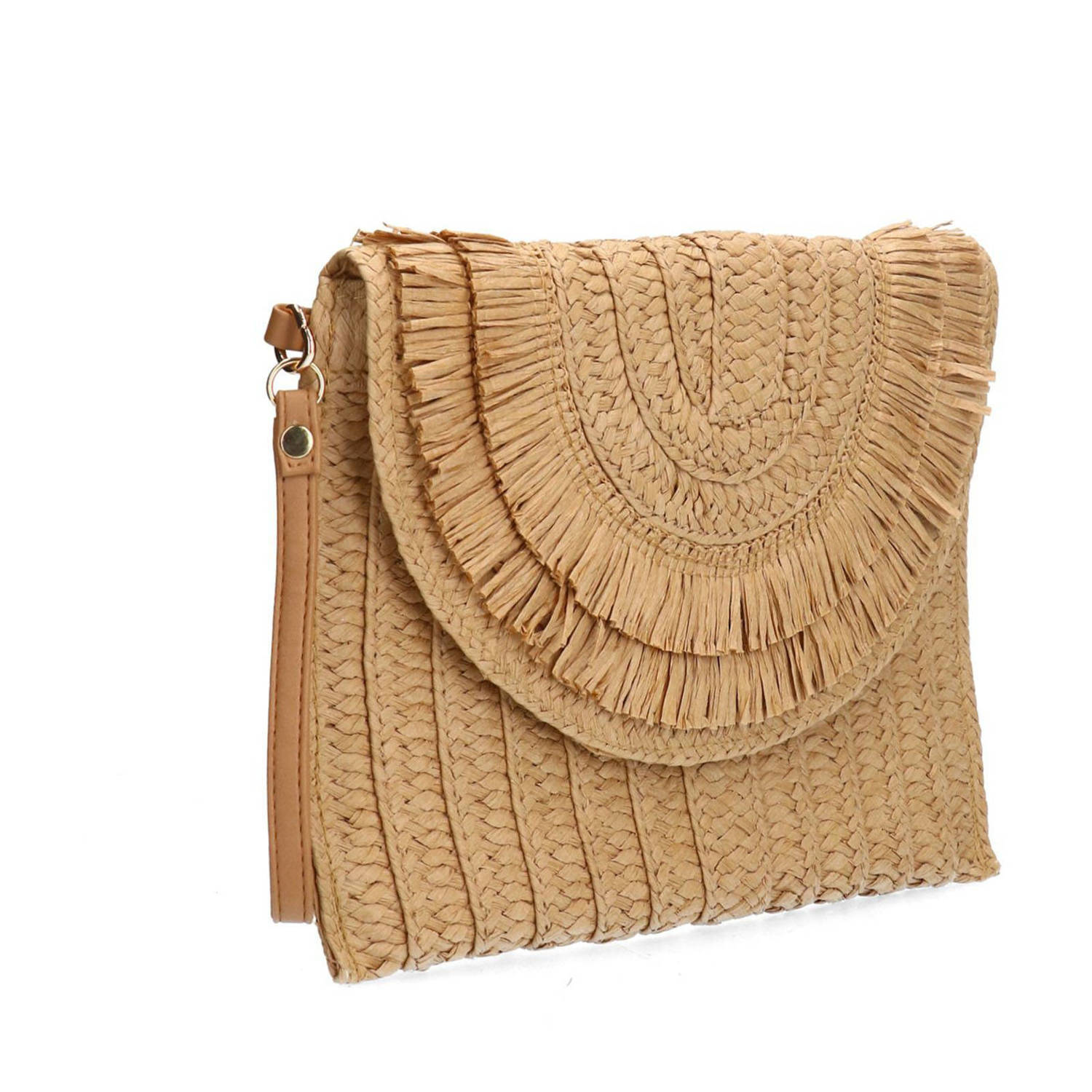 Manfield crossbody tas naturel