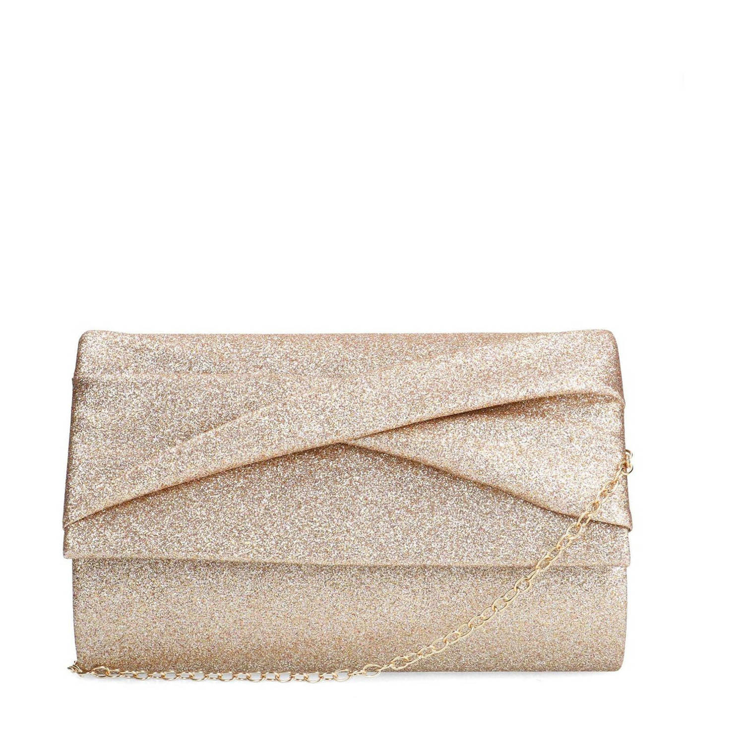 Manfield clutch goudkleurig