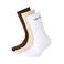 Aim'n sportsokken - wit/beige/donkerbruin (set van 3)