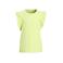 Anytime Anytime T-shirt met ruffle limegroen