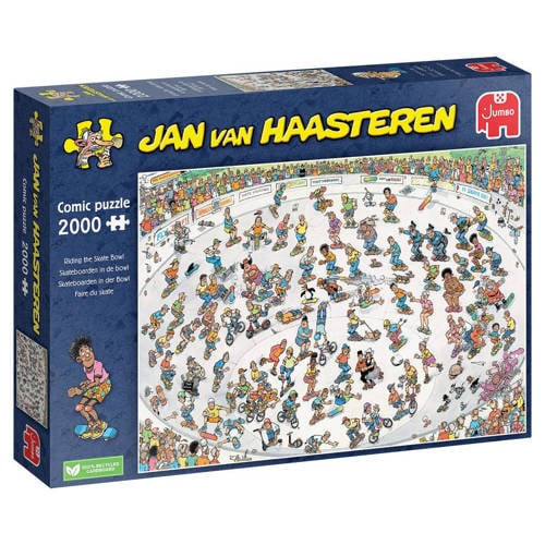 Wehkamp Jan van Haasteren Skateboarden In De Bowl (2000) aanbieding