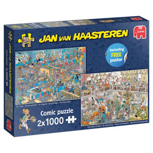 Wehkamp Jan van Haasteren De Bouwmarkt & De Verbouwing (2x1000) aanbieding