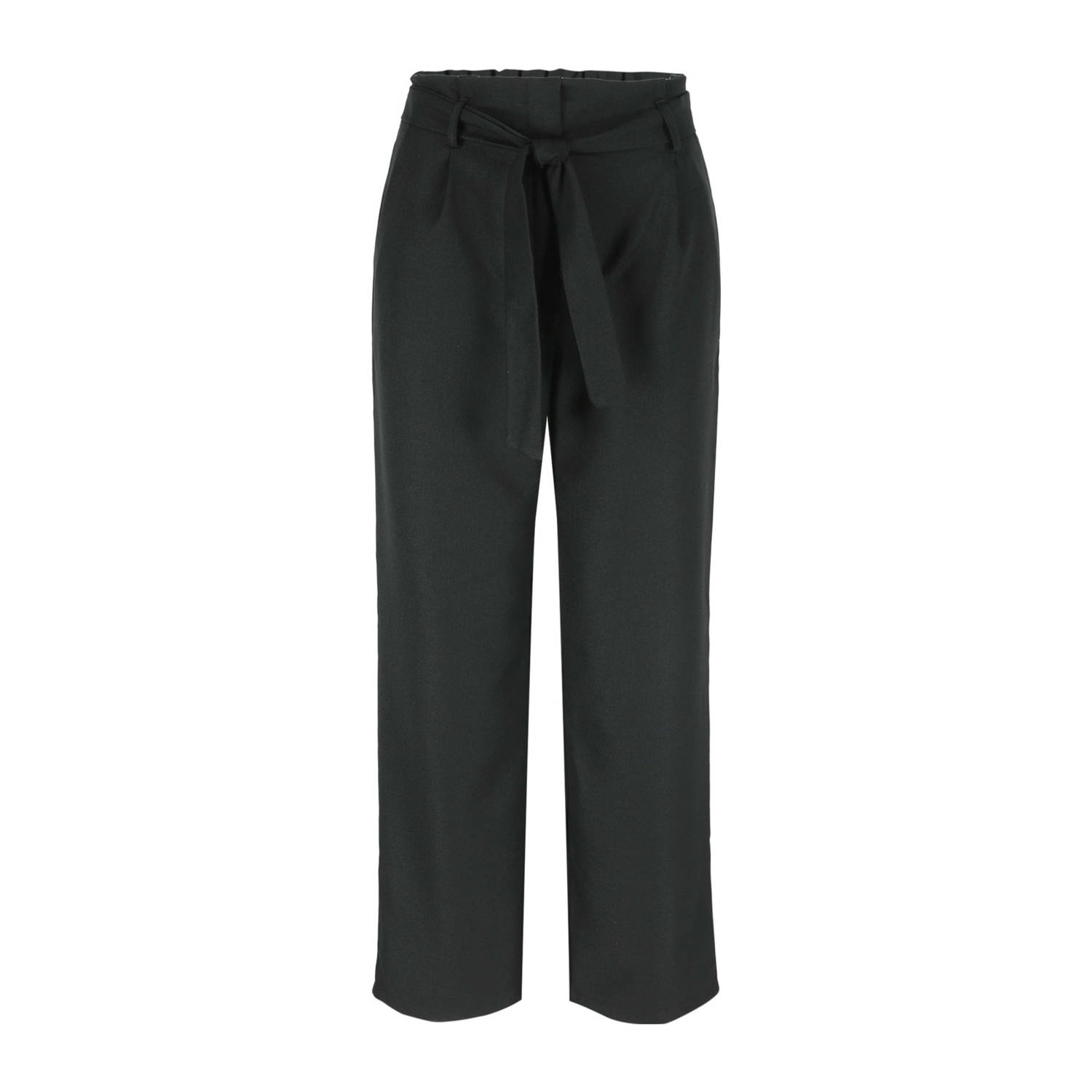 LOLALIZA straight fit broek zwart