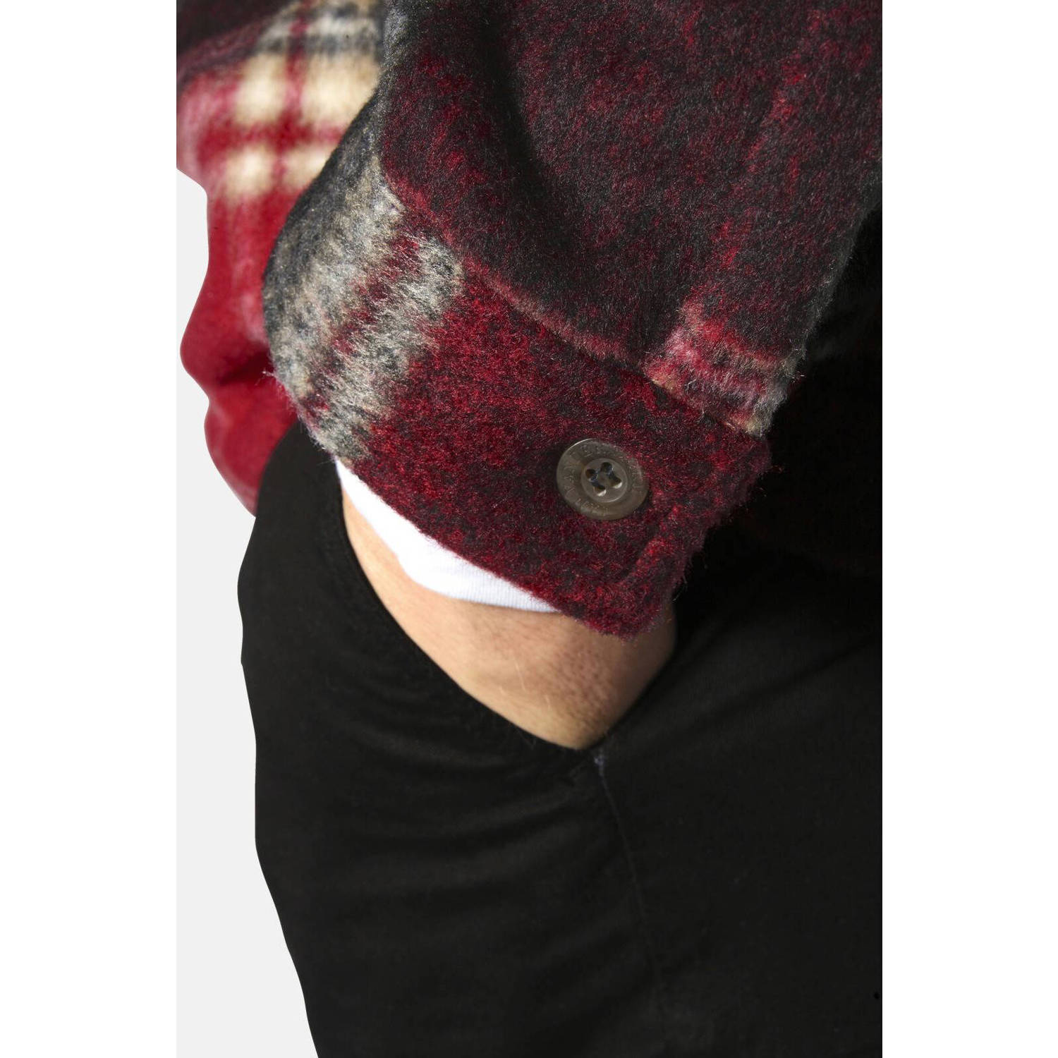 Jan Vanderstorm tussenjas FINNLEIV Plus Size rood
