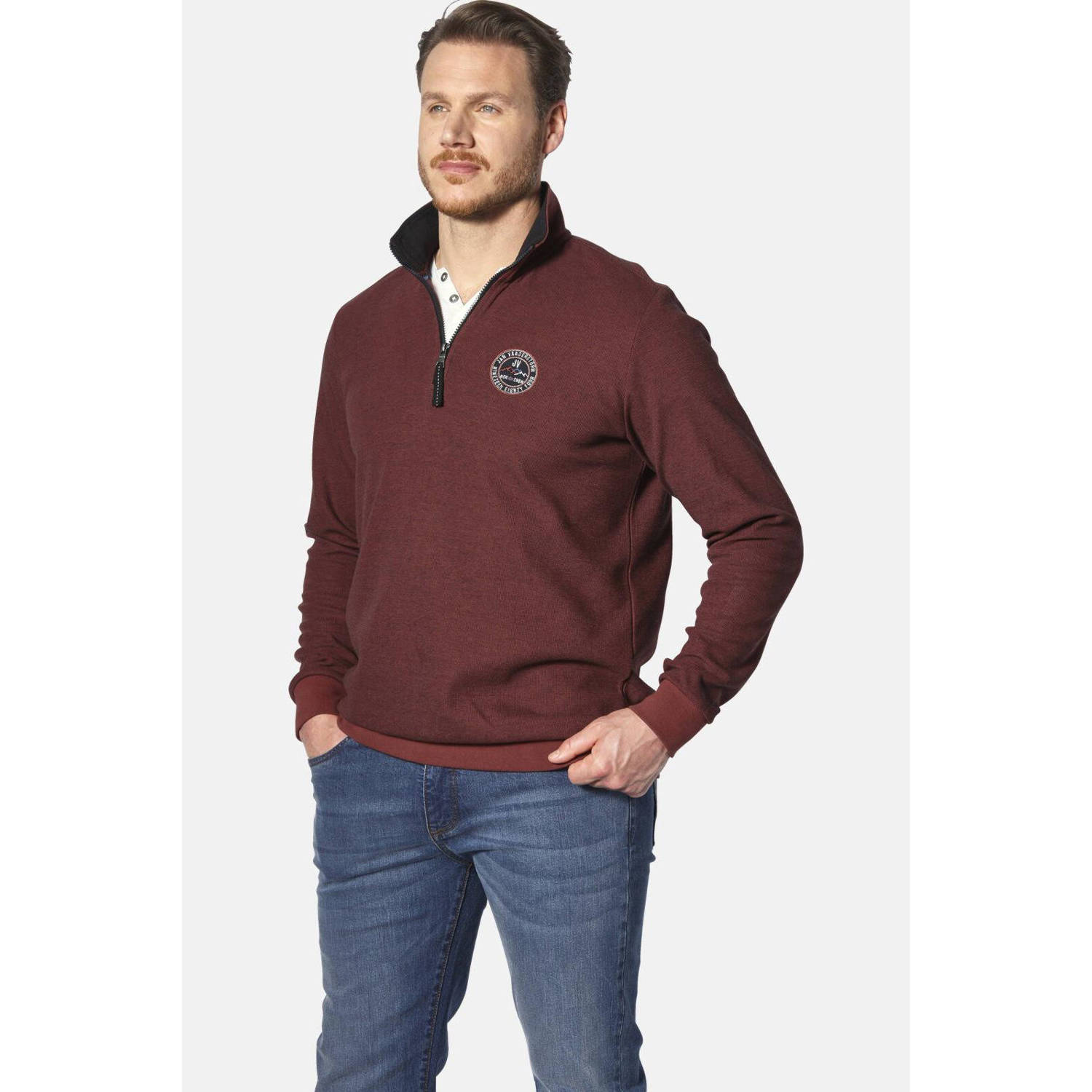 Jan Vanderstorm sweater donkerrood