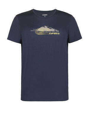 outdoor T-shirt Bearden donkerblauw