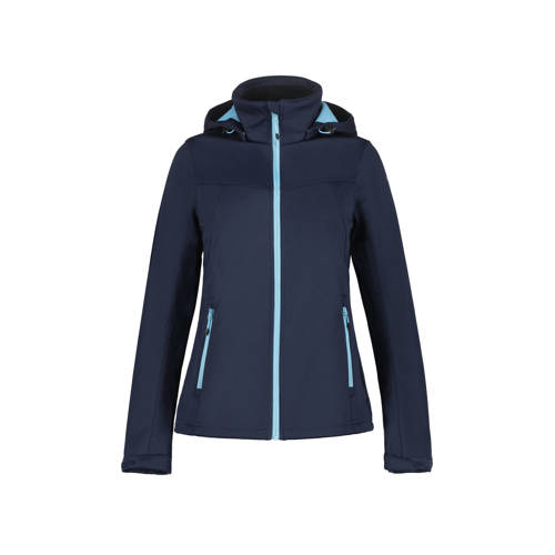 Icepeak softshell jack Boise donkerblauw/blauw afbeelding