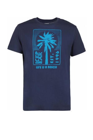 T-shirt Mankato donkerblauw