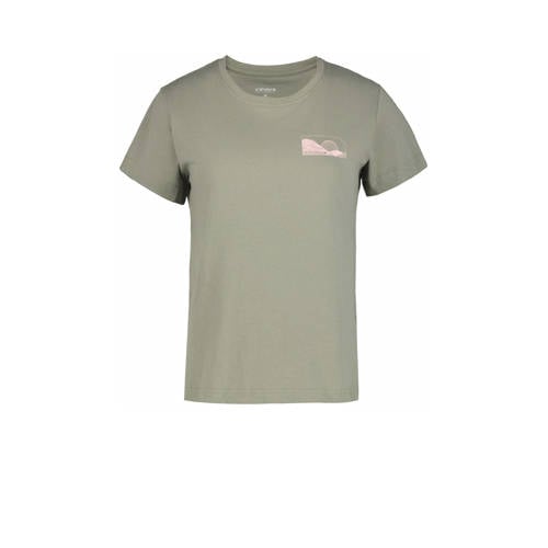 Icepeak T-shirt Mattoon groen/roze afbeelding