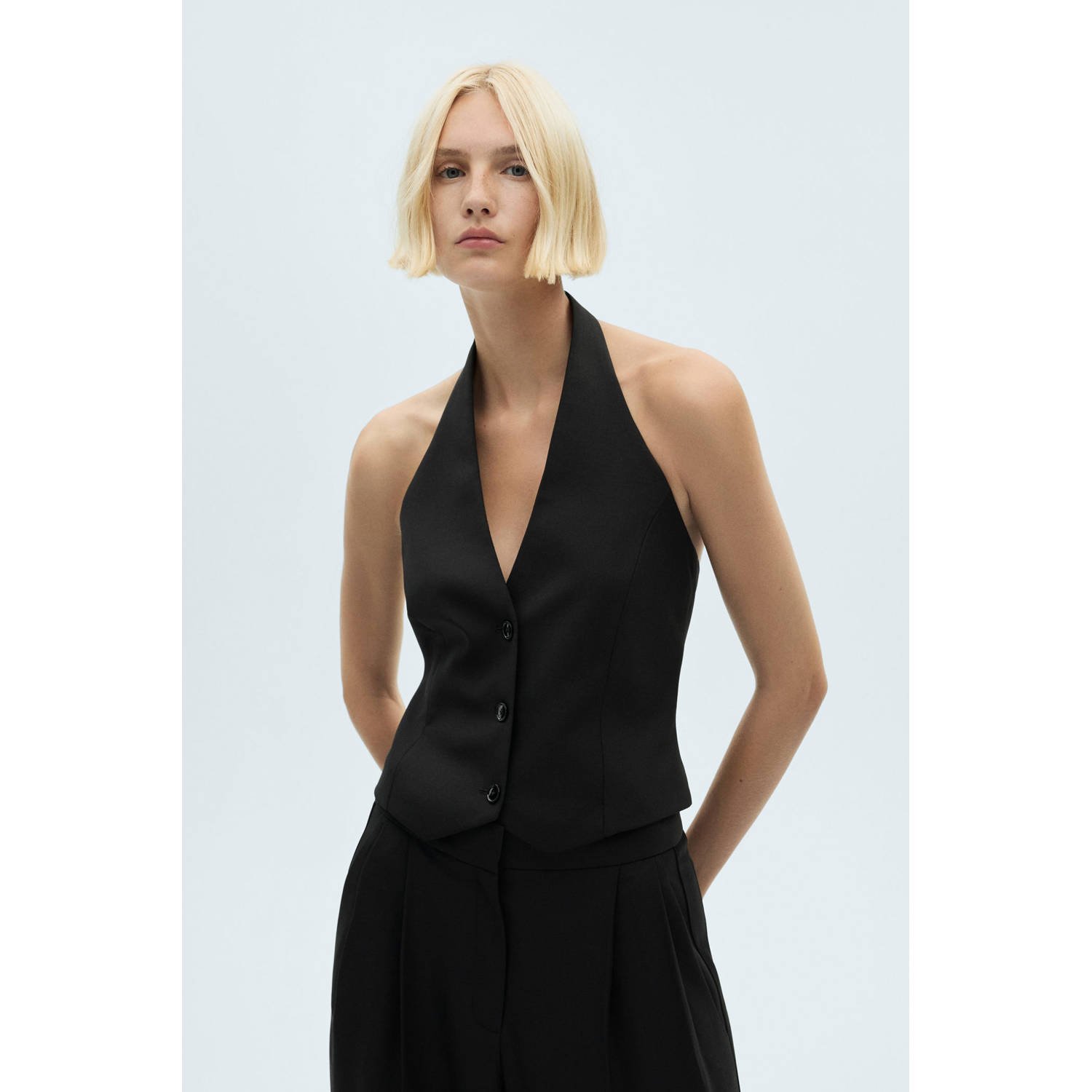 Mango gilet zwart