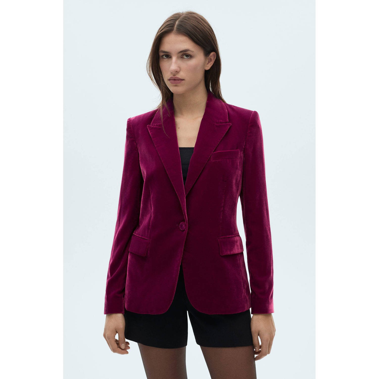 Mango fluwelen blazer