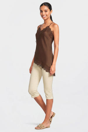 skinny capri jeans ecru