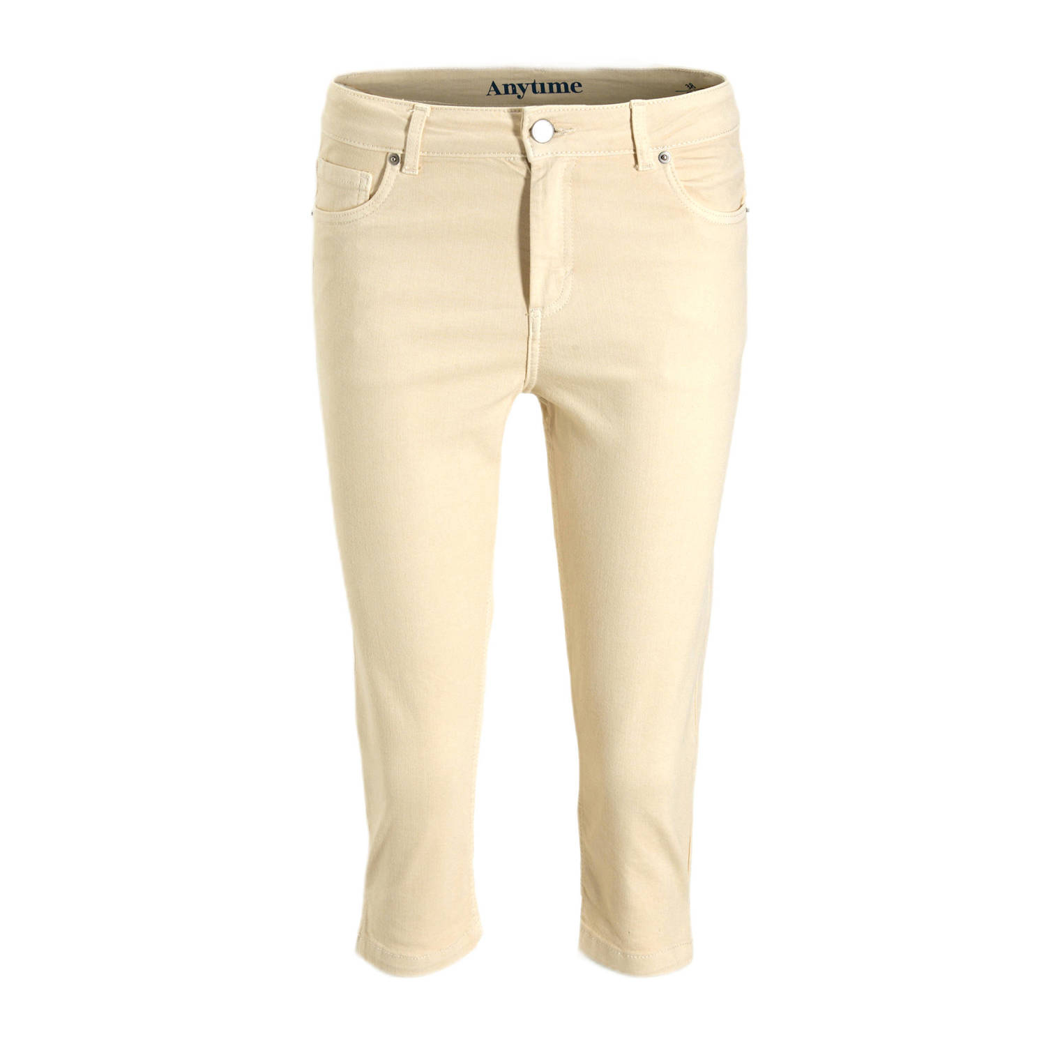 Anytime skinny capri ecru