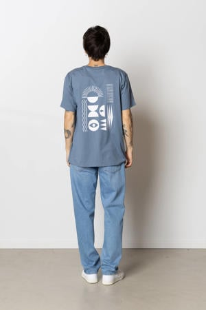 T-shirt Noe grijsblauw