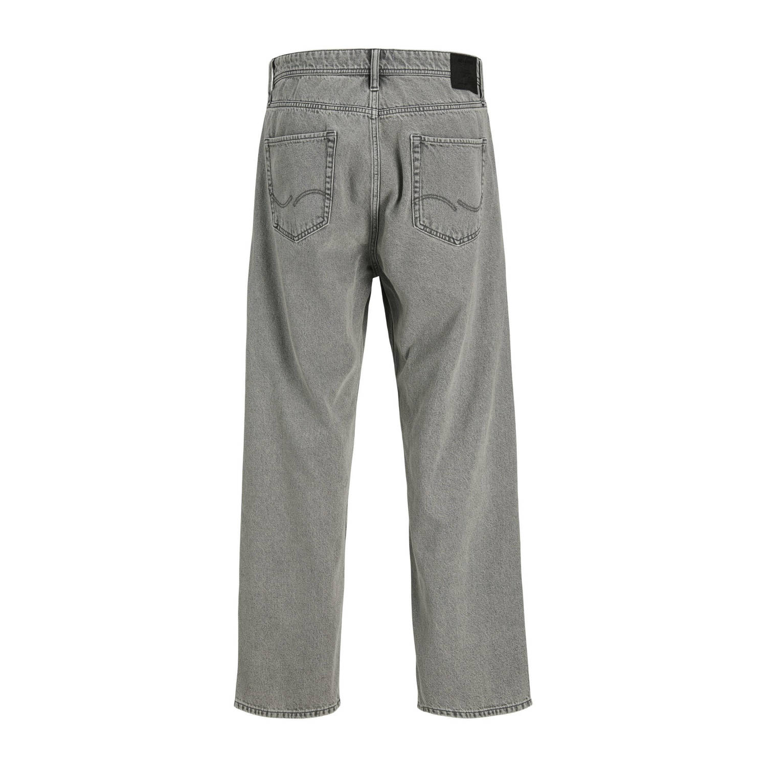 JACK & JONES JUNIOR loose fit jeans JJIALEX JJORIGINAL grey denim