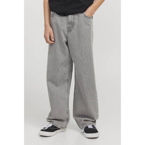 JACK & JONES JUNIOR loose fit jeans JJIALEX JJORIGINAL grey denim afbeelding