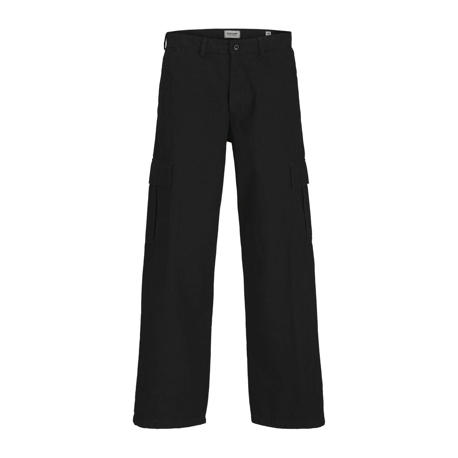 JACK & JONES JUNIOR cargobroek JPSTBILL zwart