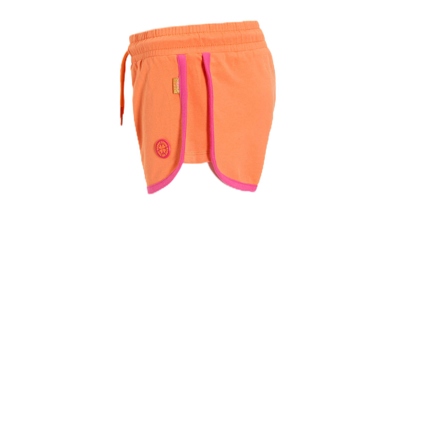 Orange Stars sweatshort oranje roze