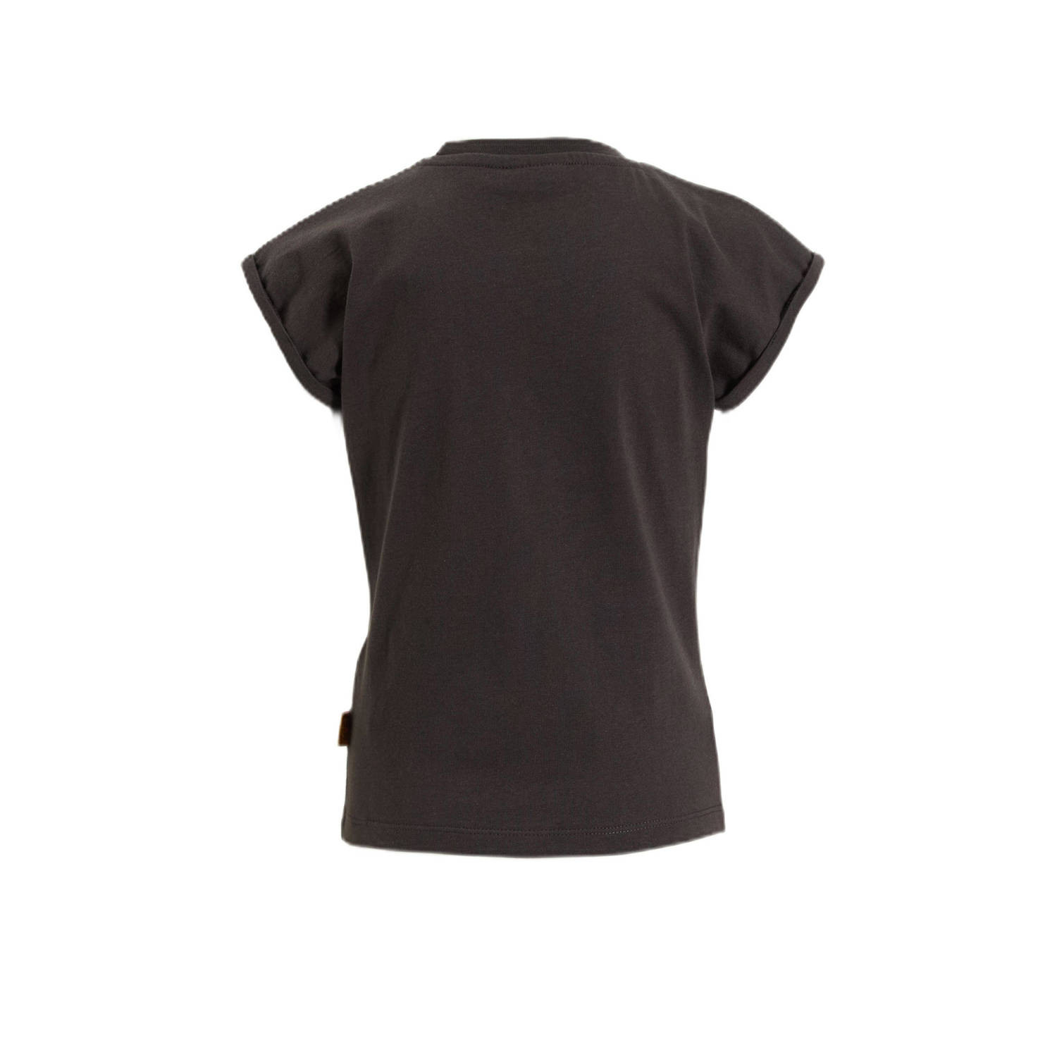 Orange Stars T-shirt met printopdruk zwart