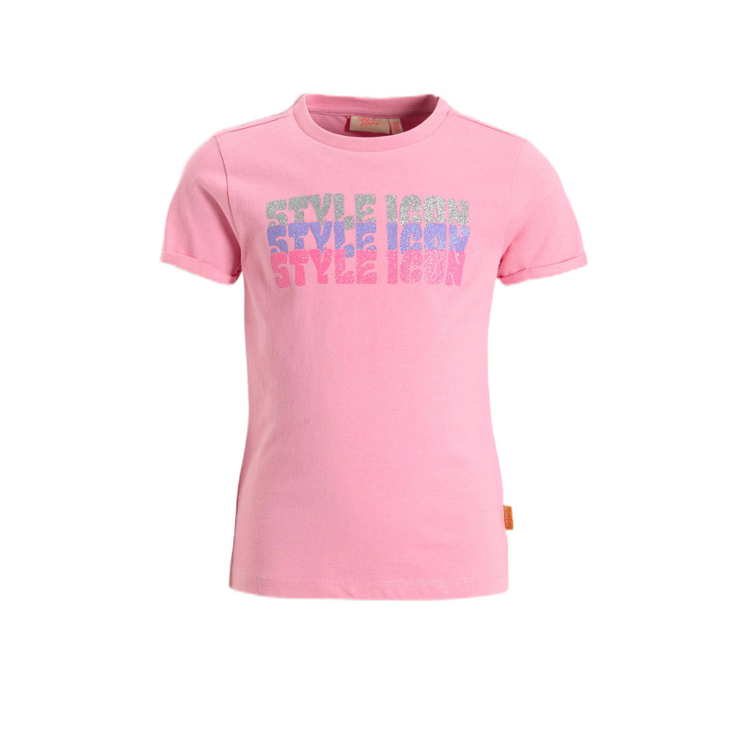 Orange Stars T-shirt roze