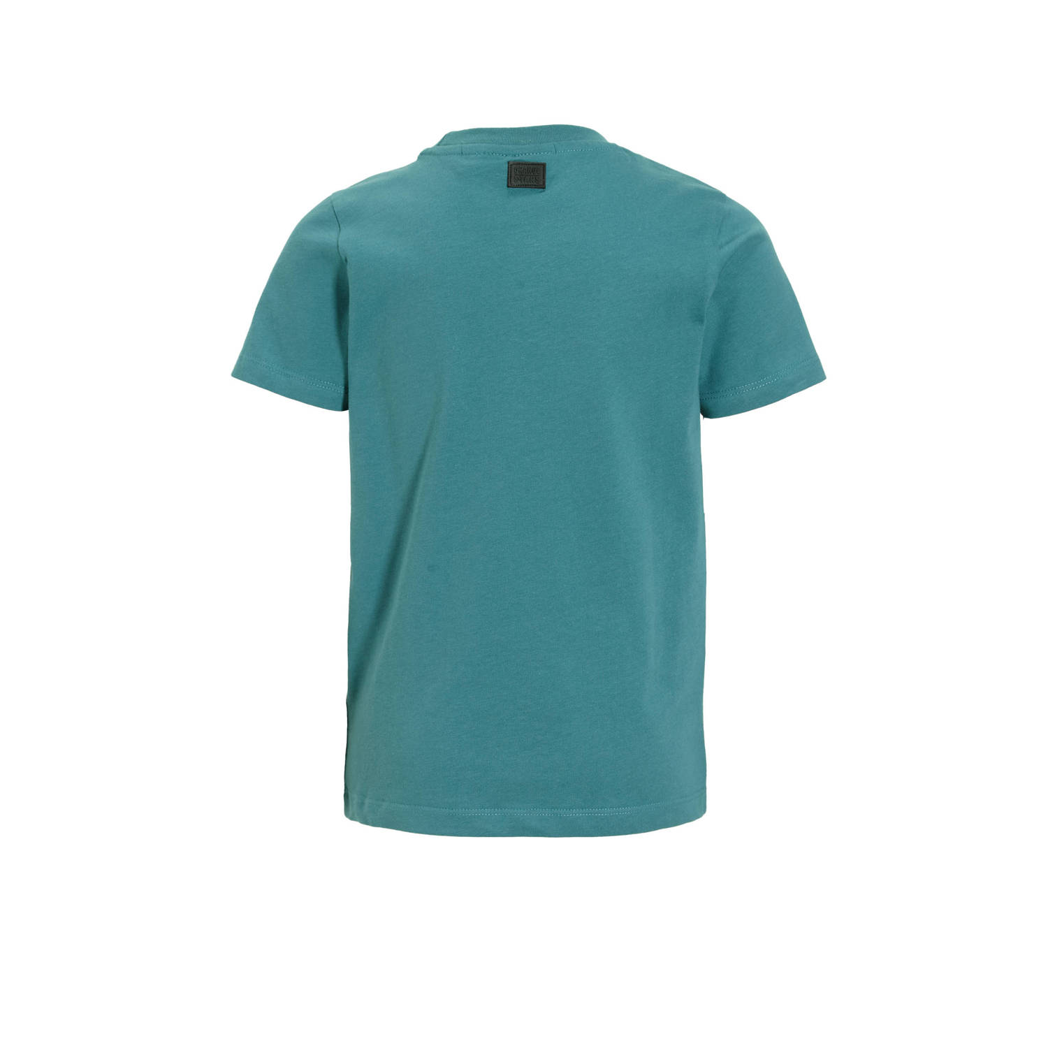 Orange Stars T-shirt met printopdruk blauw