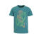 Orange Stars T-shirt met printopdruk blauw