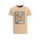 Orange Stars T-shirt met printopdruk beige