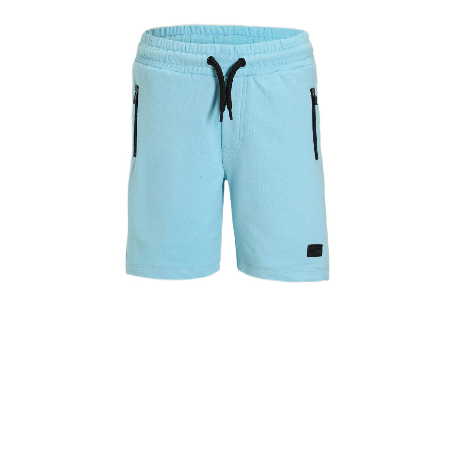 Orange Stars sweatshort lichtblauw