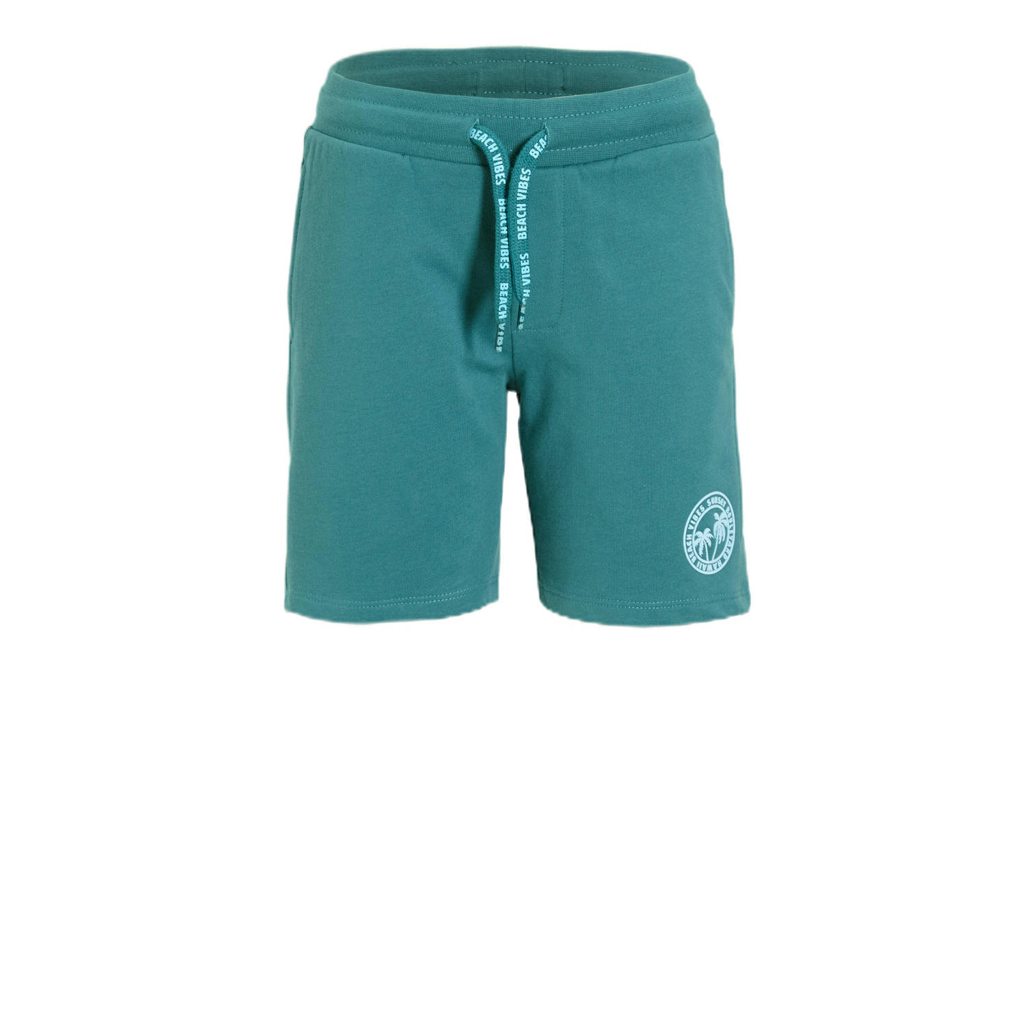 Orange Stars sweatshort cyaan