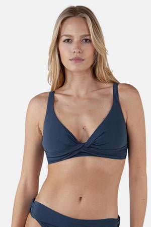 voorgevormde bikinitop Solid donkerblauw