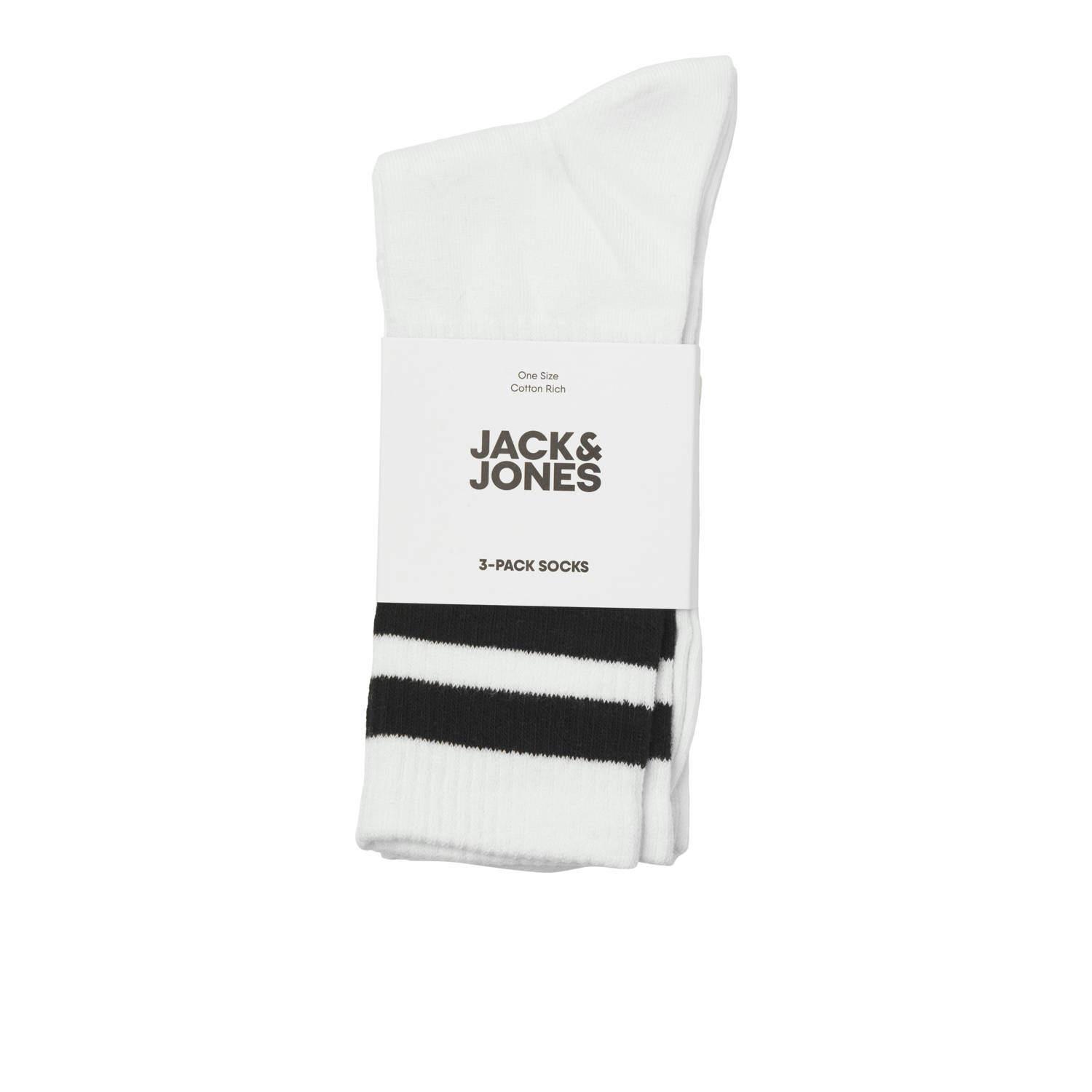 JACK & JONES sokken JACTRAVIS set van 3 wit