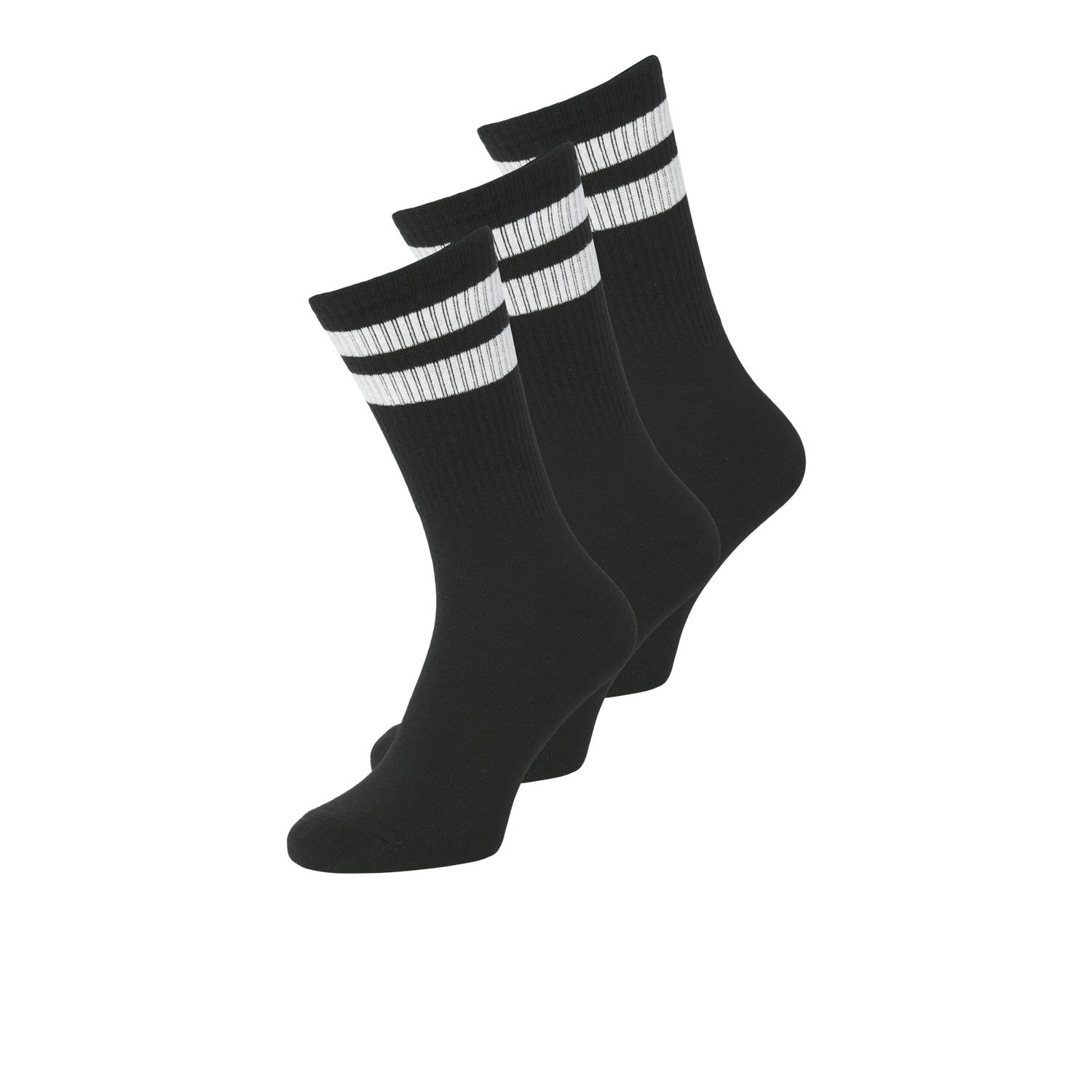 Jack & Jones Vrijetijdssokken JACTRAVIS TENNIS SOCK 3 PACK NOOS (set 3 paar)