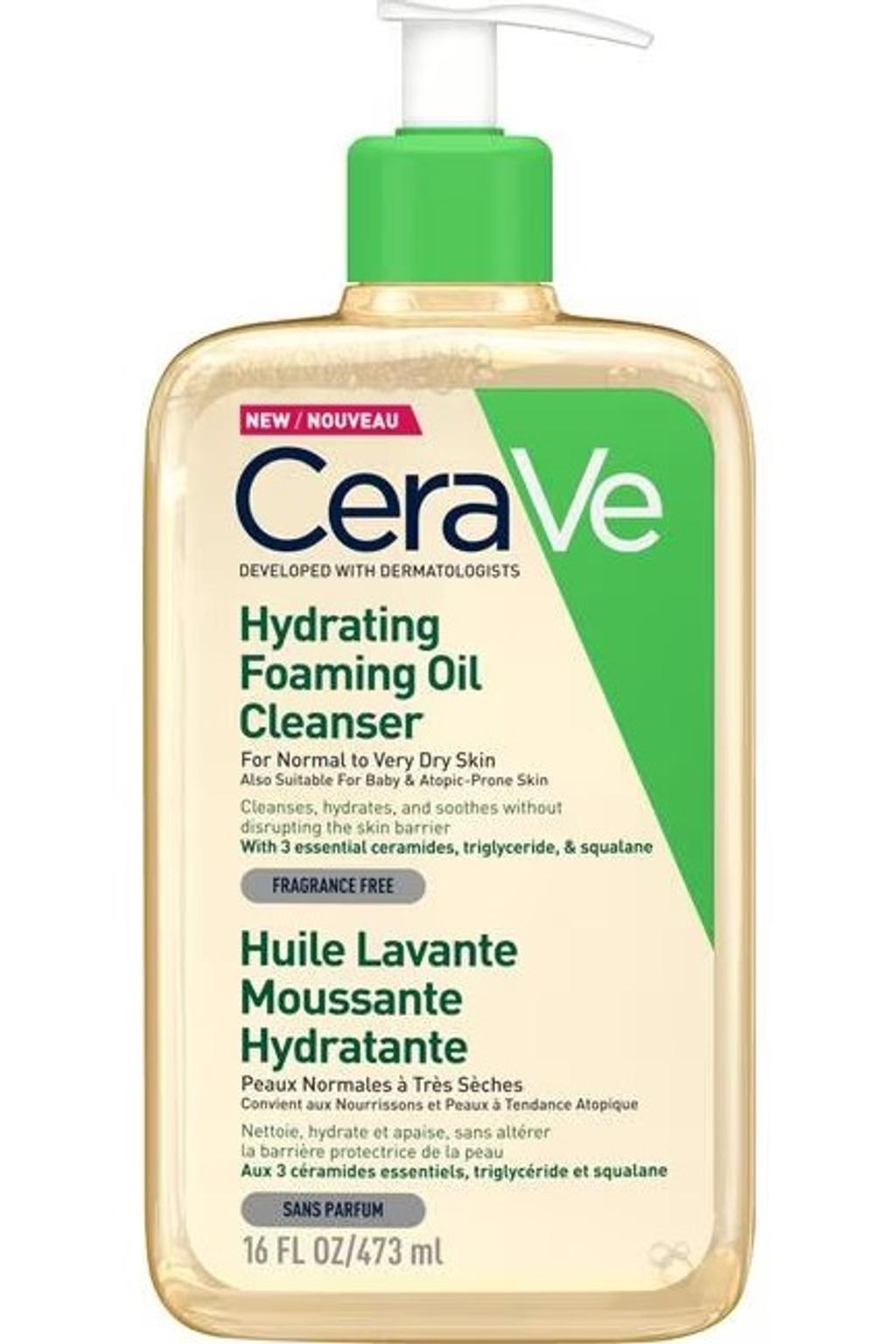 CeraVe Hydrating Foaming Oil cleanser - 473 ml
