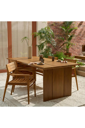 teak tuintafel (200x100) Marieda