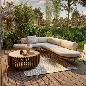 teak loungebank Viveiro