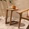 NOUS Garden teak bijzettafel Volta  (Ø40 cm)