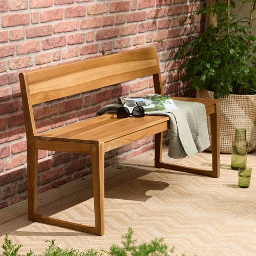 NOUS Garden teak tuinbank Algos 130cm afbeelding