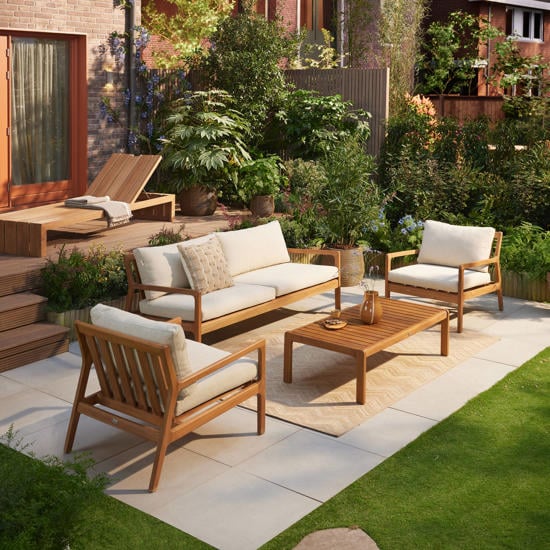 houten stoel-bank loungesets