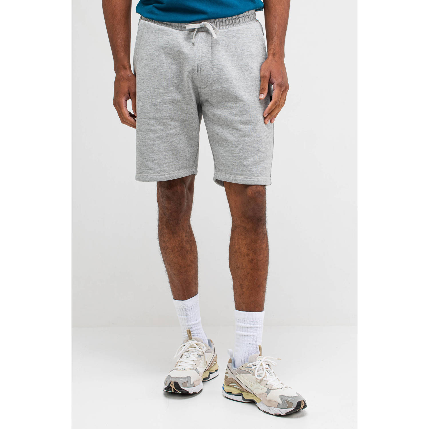Butcher of Blue regular sweatshort grijs