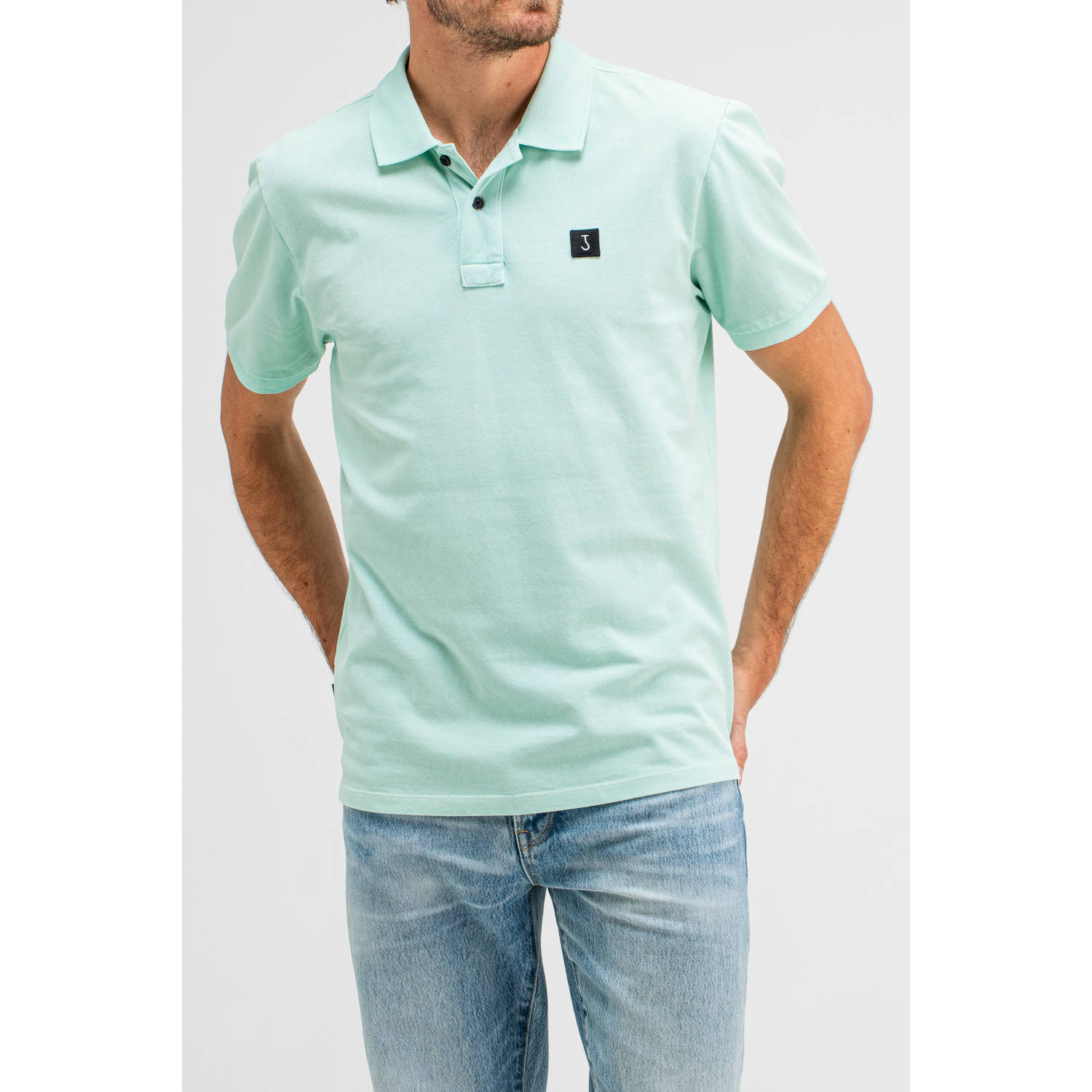 Butcher of Blue polo mintgroen